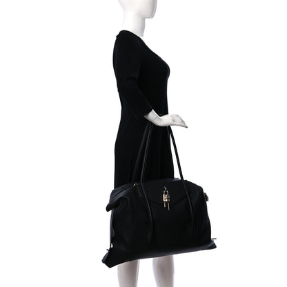 Givenchy Sugar Goatskin Antigona Lock Duffel Bag Black 2 of 13