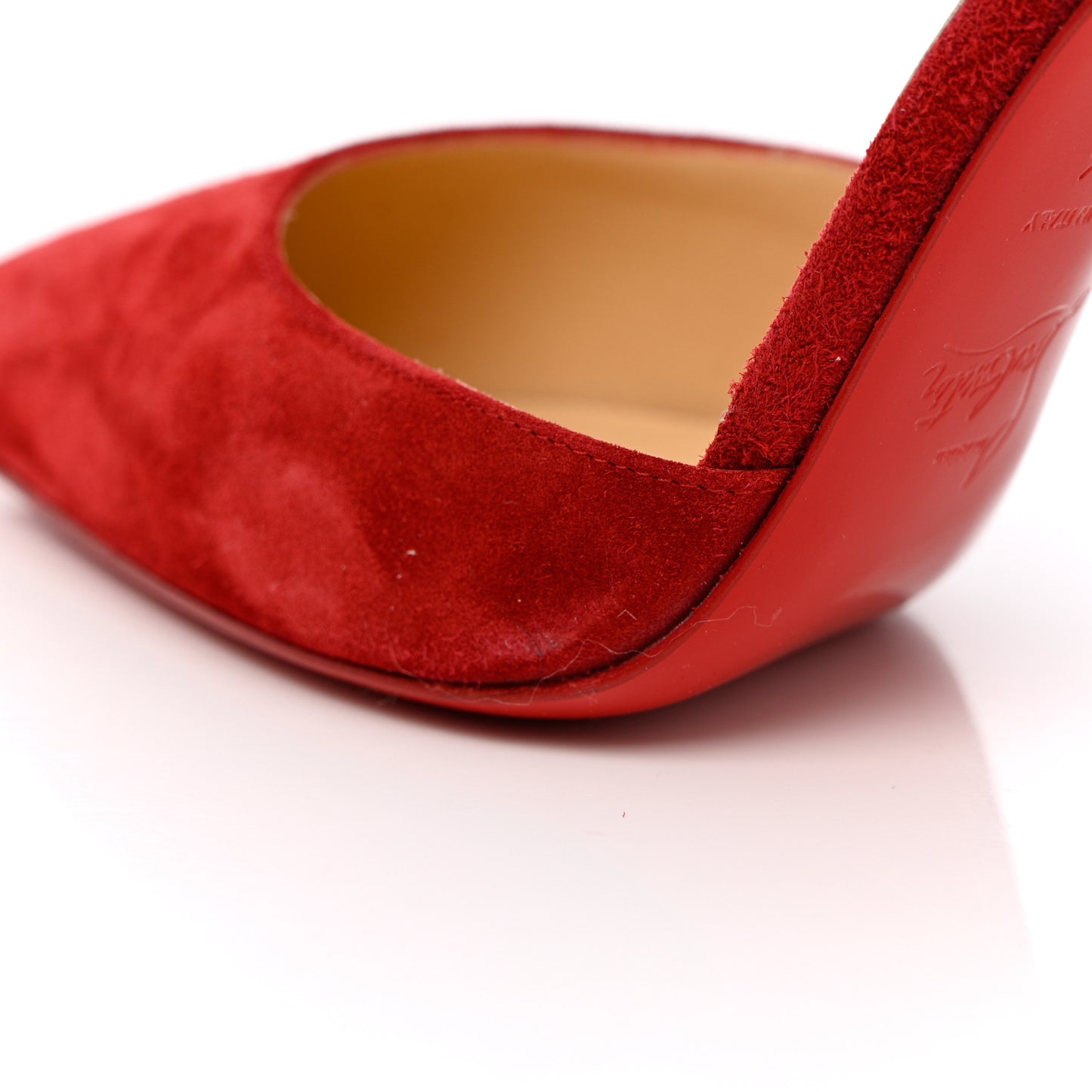 Veau Velours Uptown 100 Pumps 37.5 Carmin