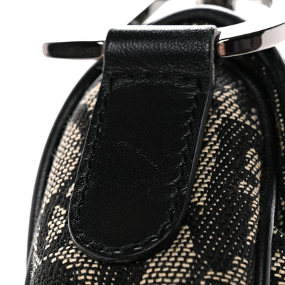 Christian Dior Monogram Saddle Bag Black 14 of 15