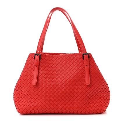 Bottega Veneta Nappa Intrecciato Large Cesta Tote Red 1 of 10