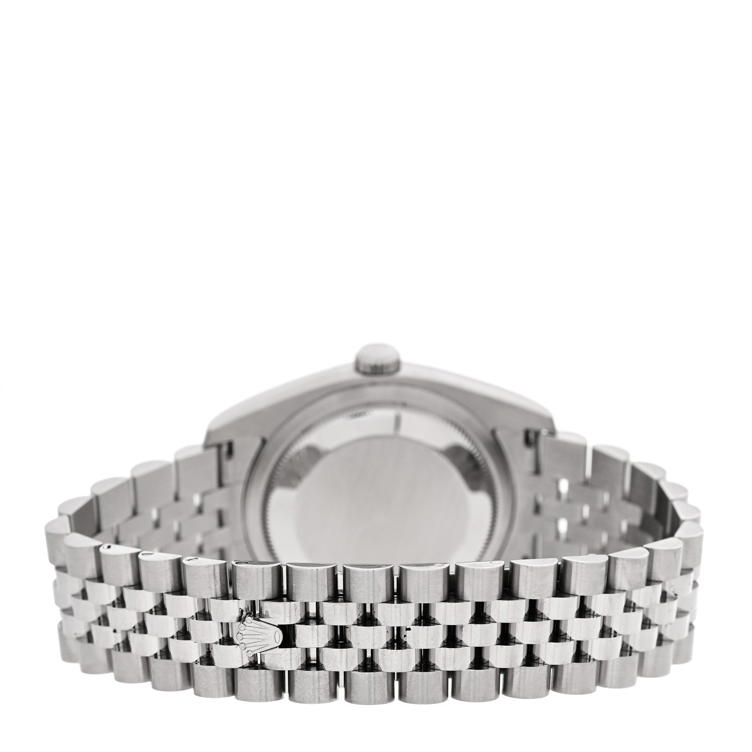 Rolex Stainless Steel 18K White Gold 36mm Oyster Perpetual Datejust Watch White Roman 116234 3 of 4
