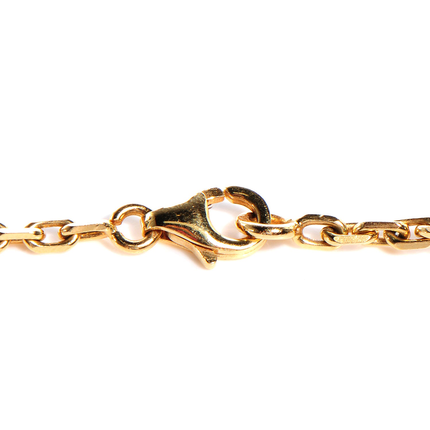 Van Cleef & Arpels 18K Yellow Gold Mother of Pearl 10 Motifs Vintage Alhambra Necklace 4 of 7