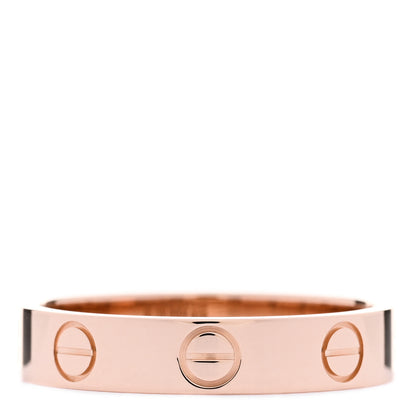 Cartier 18K Pink Gold 3.5mm LOVE Wedding Band Ring 50 5.25 3 of 4