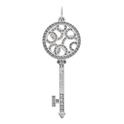 Tiffany Platinum Diamond Small Bubbles Key Pendant 3 of 5