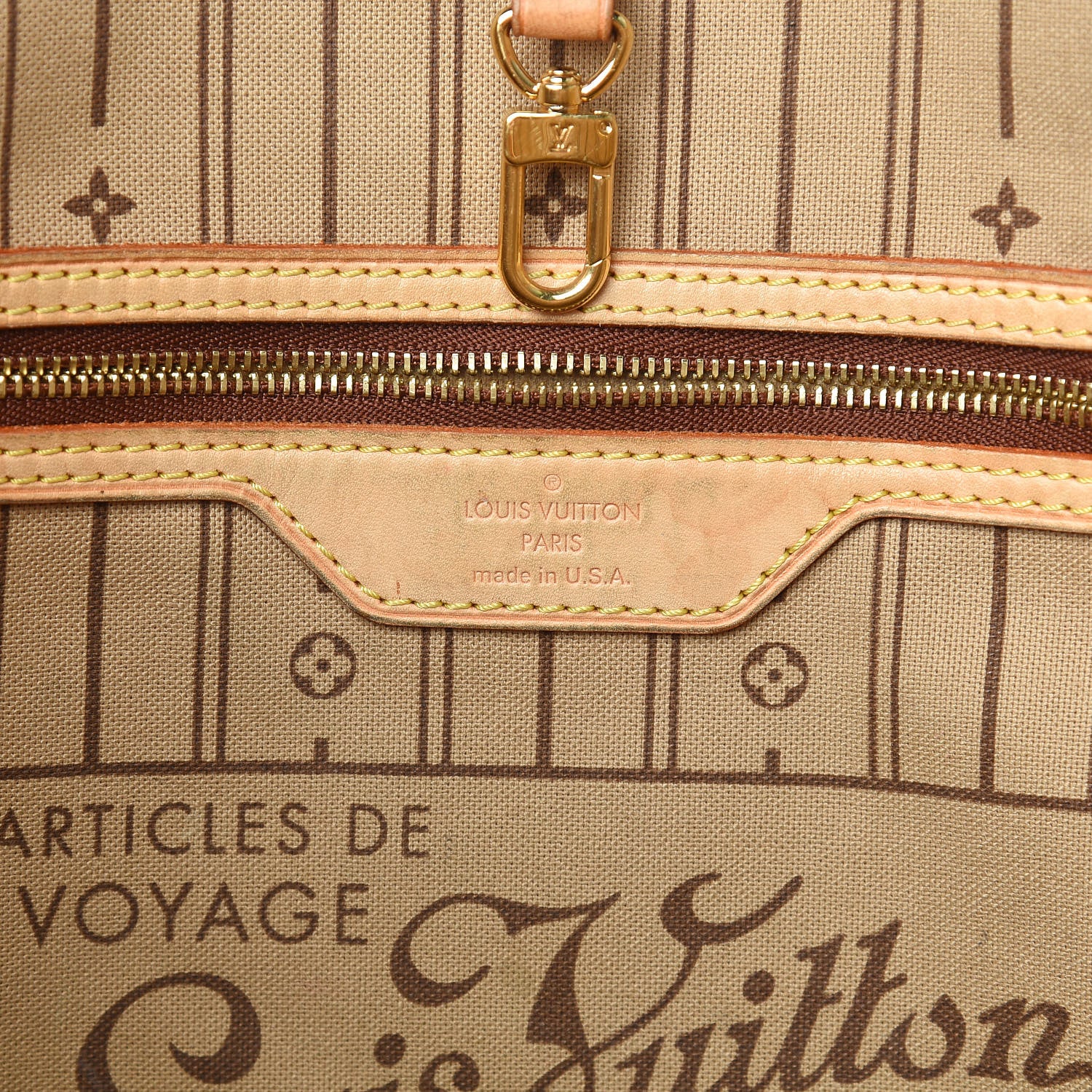 Louis Vuitton Monogram Neverfull MM 6 of 14