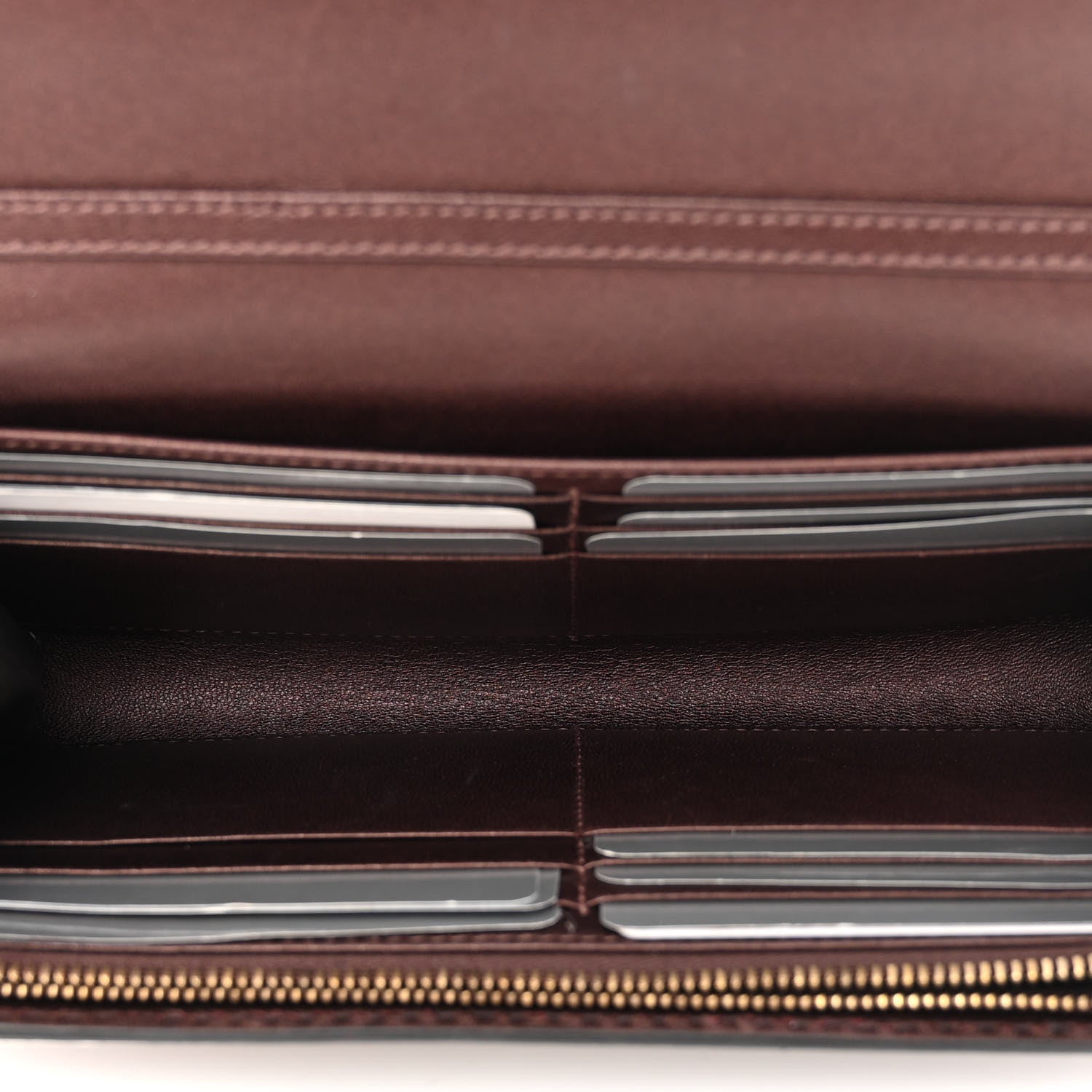 Christian Dior Metallic Calfskin J'adior Croisiere Chain Wallet 5 of 9