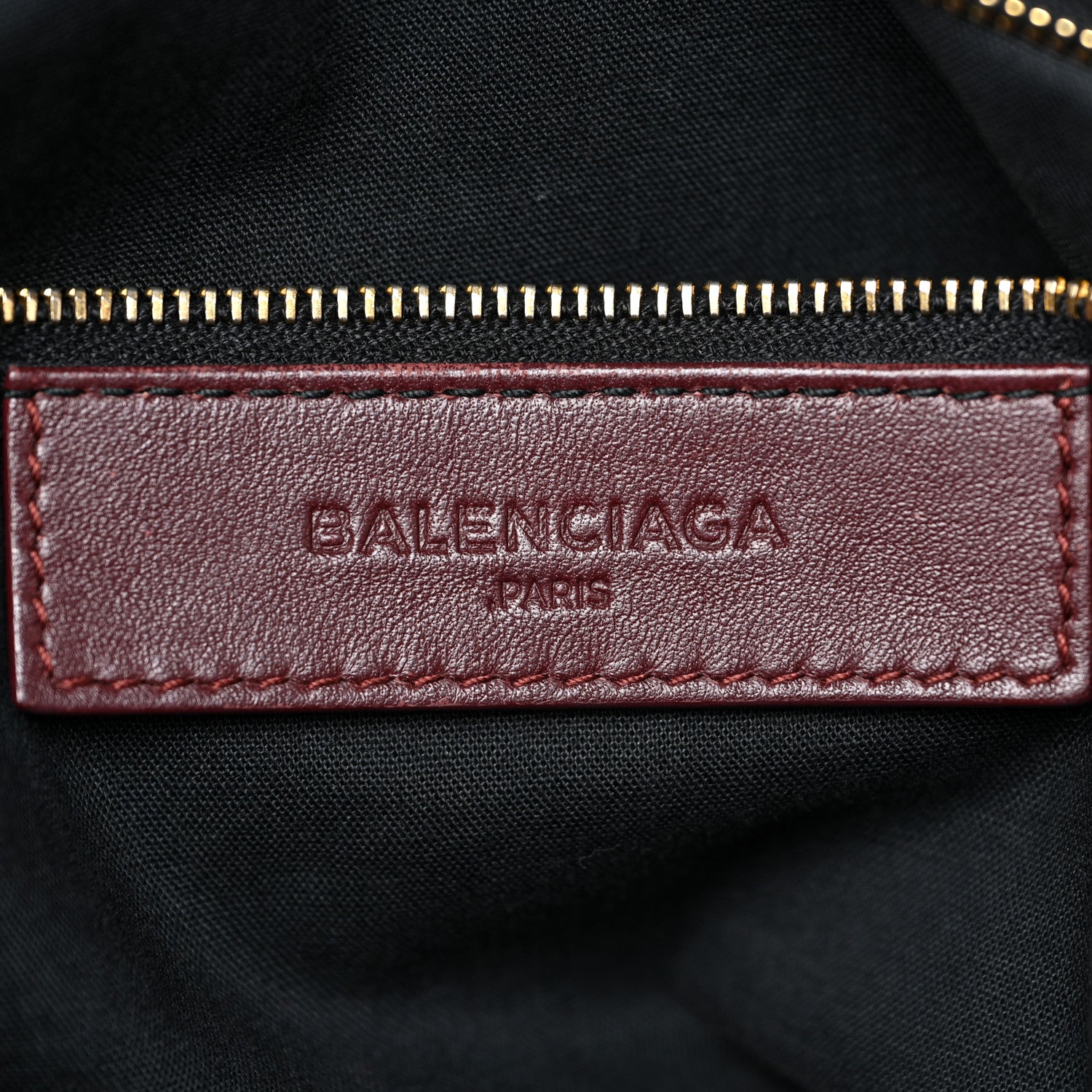 Balenciaga Chevre Gold Metallic Edge Hardware City Bordeaux 7 of 20