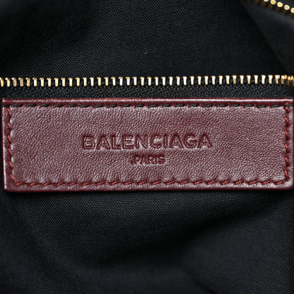 Balenciaga Chevre Gold Metallic Edge Hardware City Bordeaux 7 of 20
