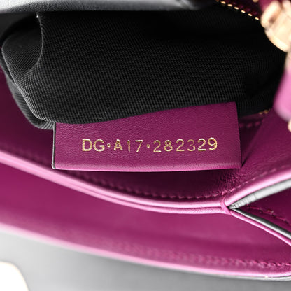 Bulgari Calfskin Serpenti Viper Top Handle Bag Purple 7 of 12