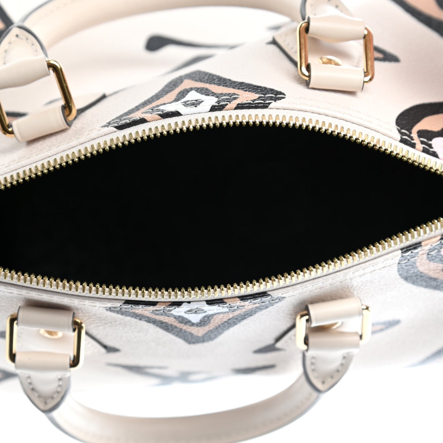 Monogram Giant Wild At Heart Speedy Bandouliere 25 Creme