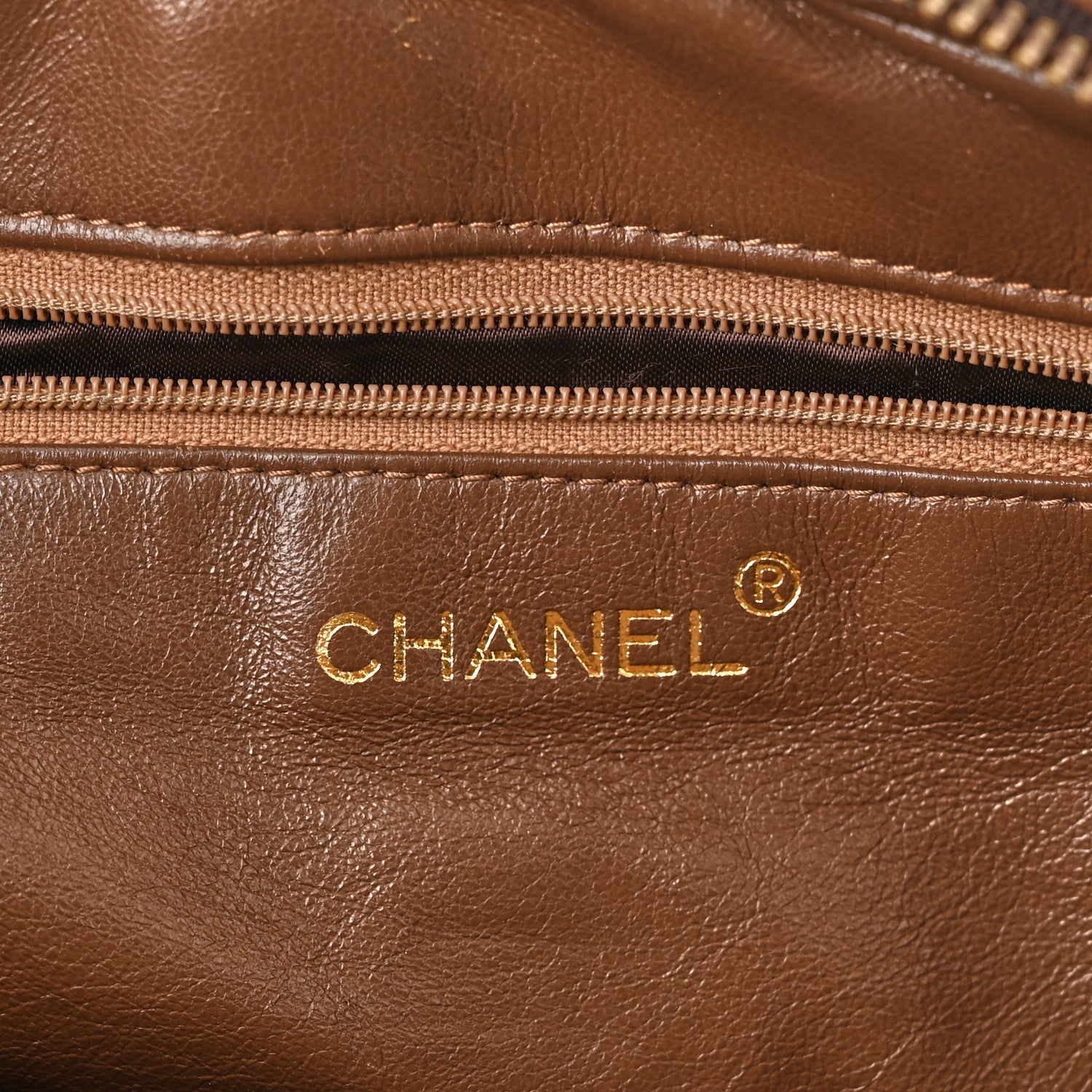 Chanel Metallic Lambskin Diagonal Quilted Tassel Camera Bag Bronze 6 of 16