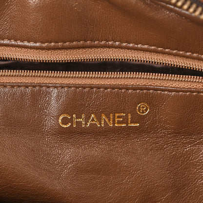 Chanel Metallic Lambskin Diagonal Quilted Tassel Camera Bag Bronze 6 of 16