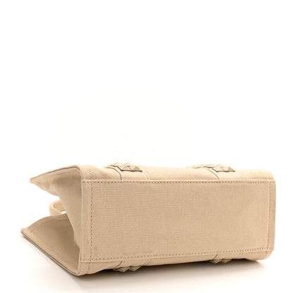 Marc Jacobs Cotton Canvas Mini The Stud Tote Bag Beige 4 of 10