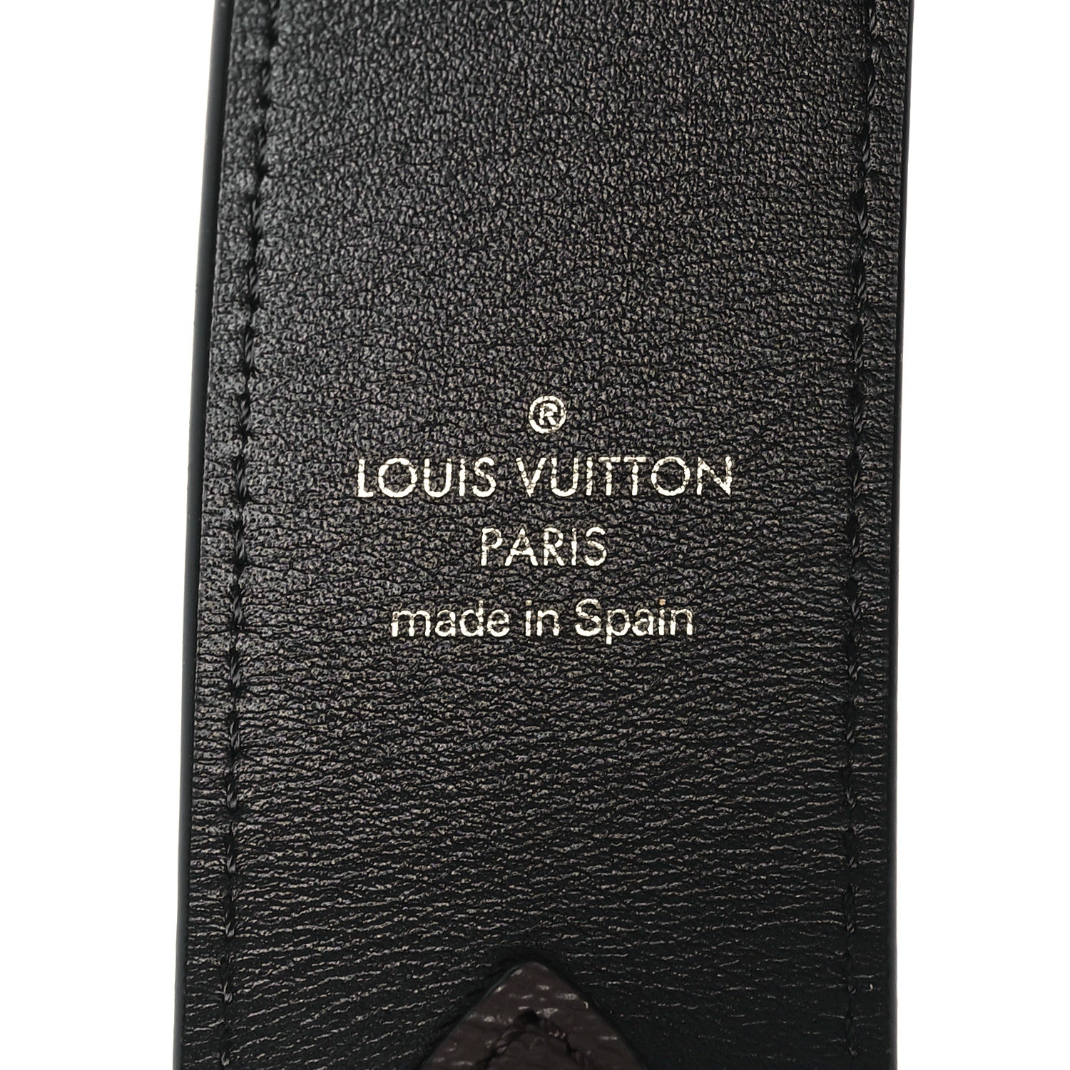 Louis Vuitton Monogram Bandouliere Shoulder Strap Black 4 of 5