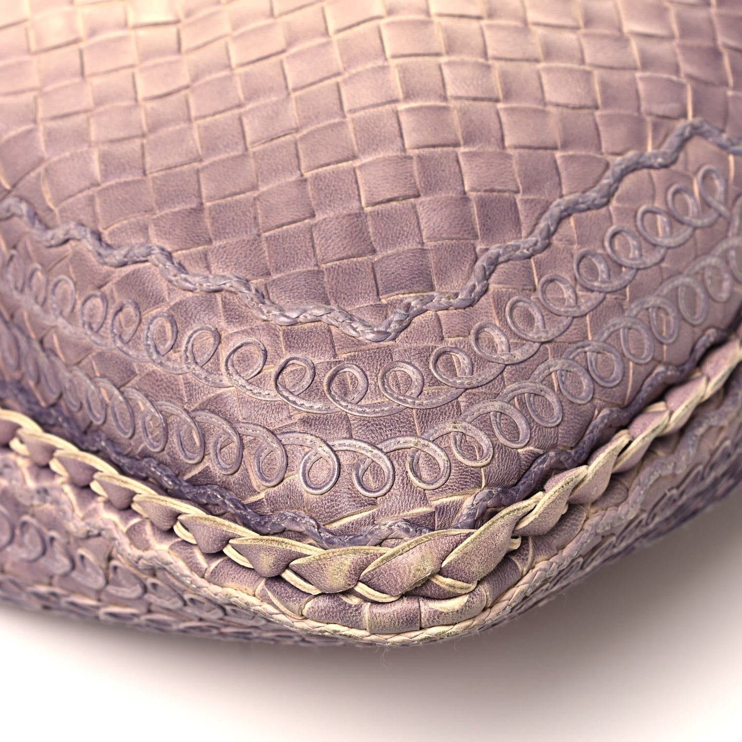 Nappa Intrecciato Maxi Veneta Hobo Ombre