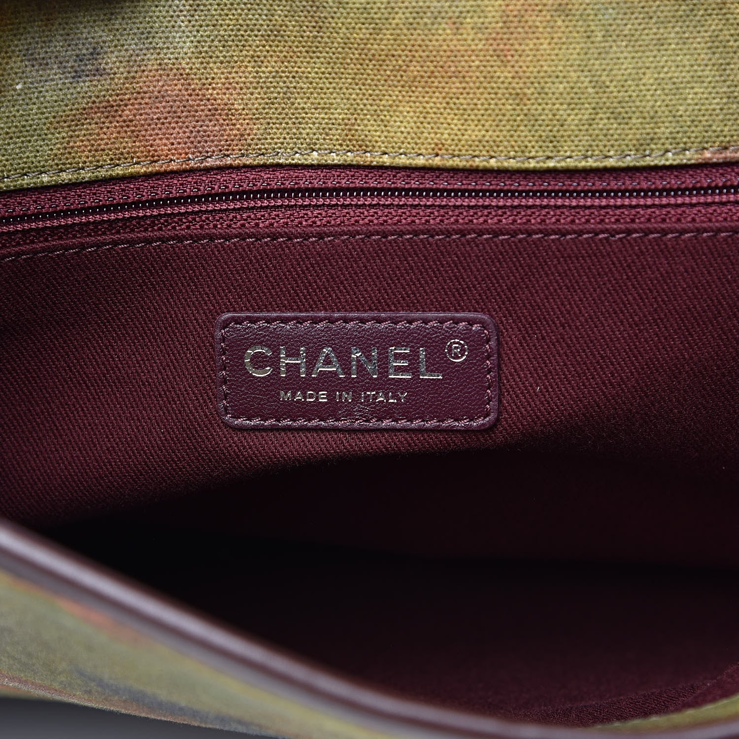 Chanel Washed Toile Graffiti On The Pavements Messenger Khaki Multicolor 6 of 12