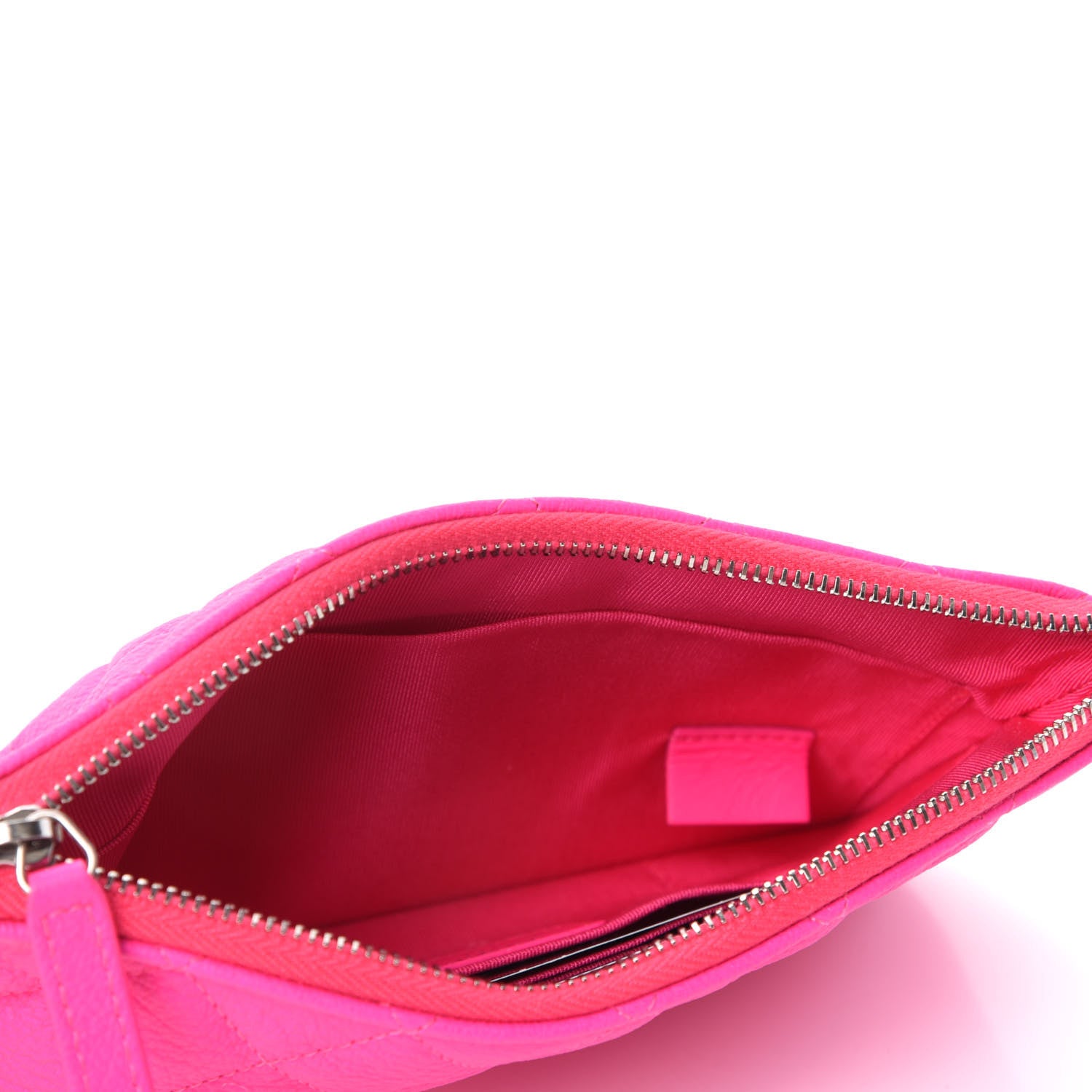 Chanel Goatskin Quilted Medium Reissue Cosmetic Case Pink 5 of 8