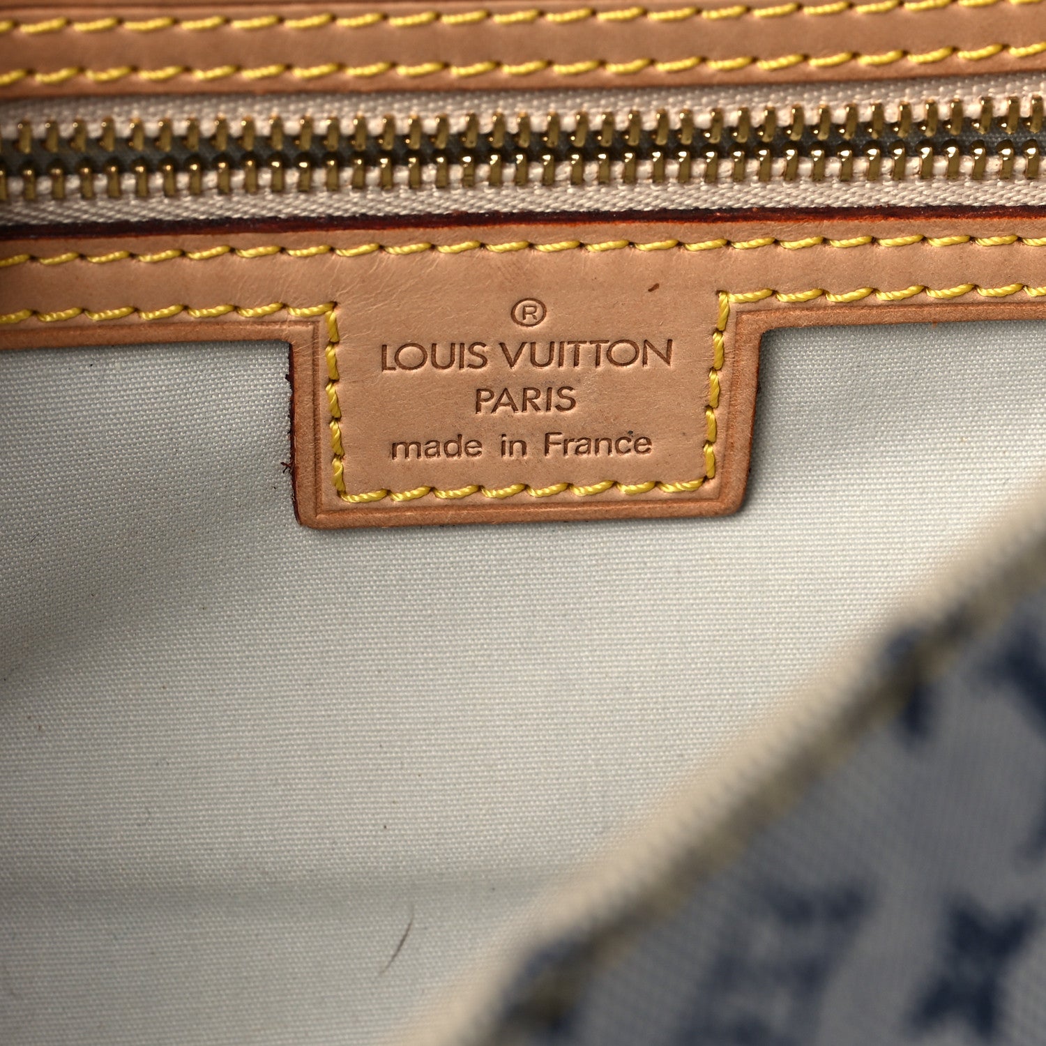Louis Vuitton Mini Monogram Camille Blue 8 of 9