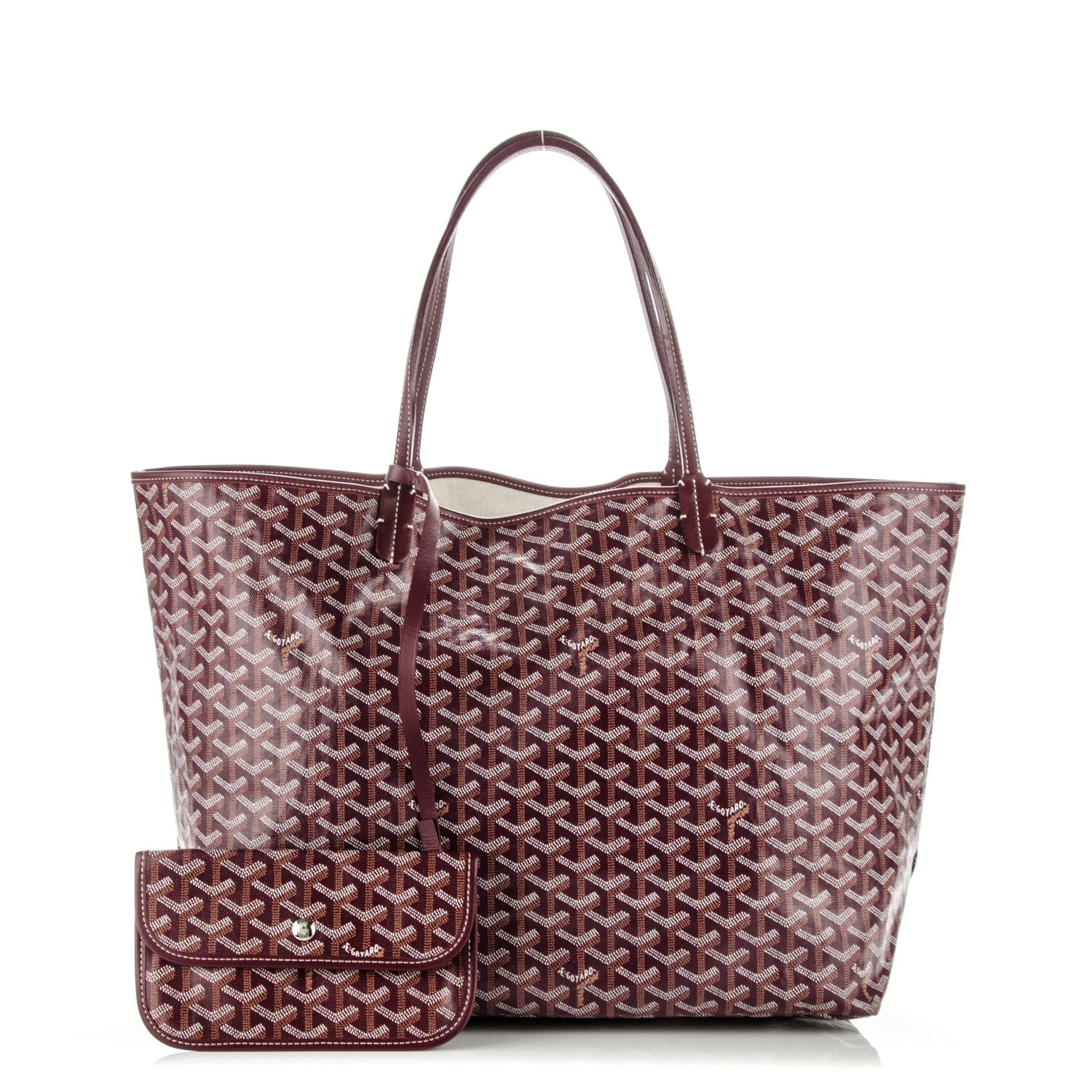 Goyard Goyardine Saint Louis GM Burgundy 8 of 14