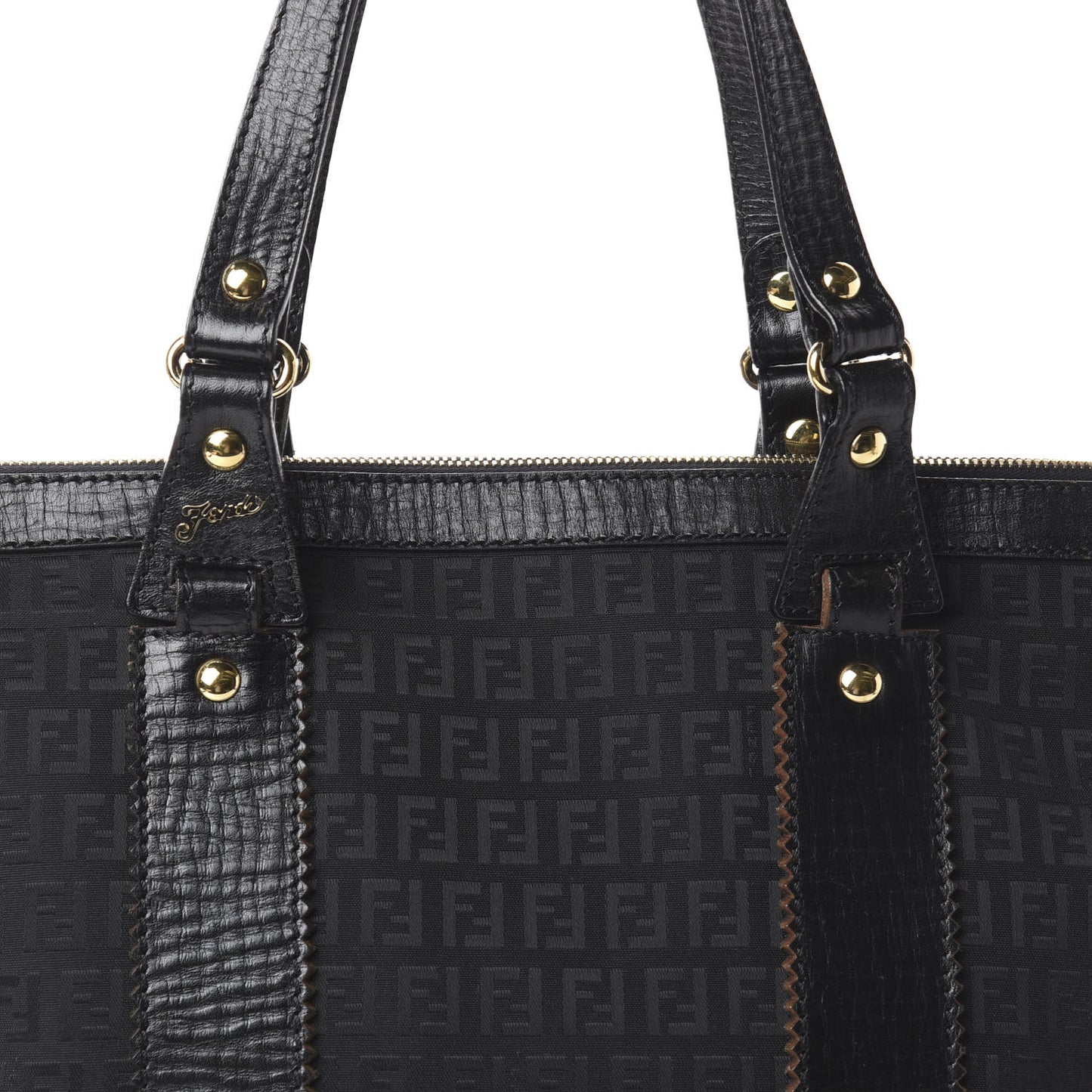 Zucchino Vitello Shopping Tote Black