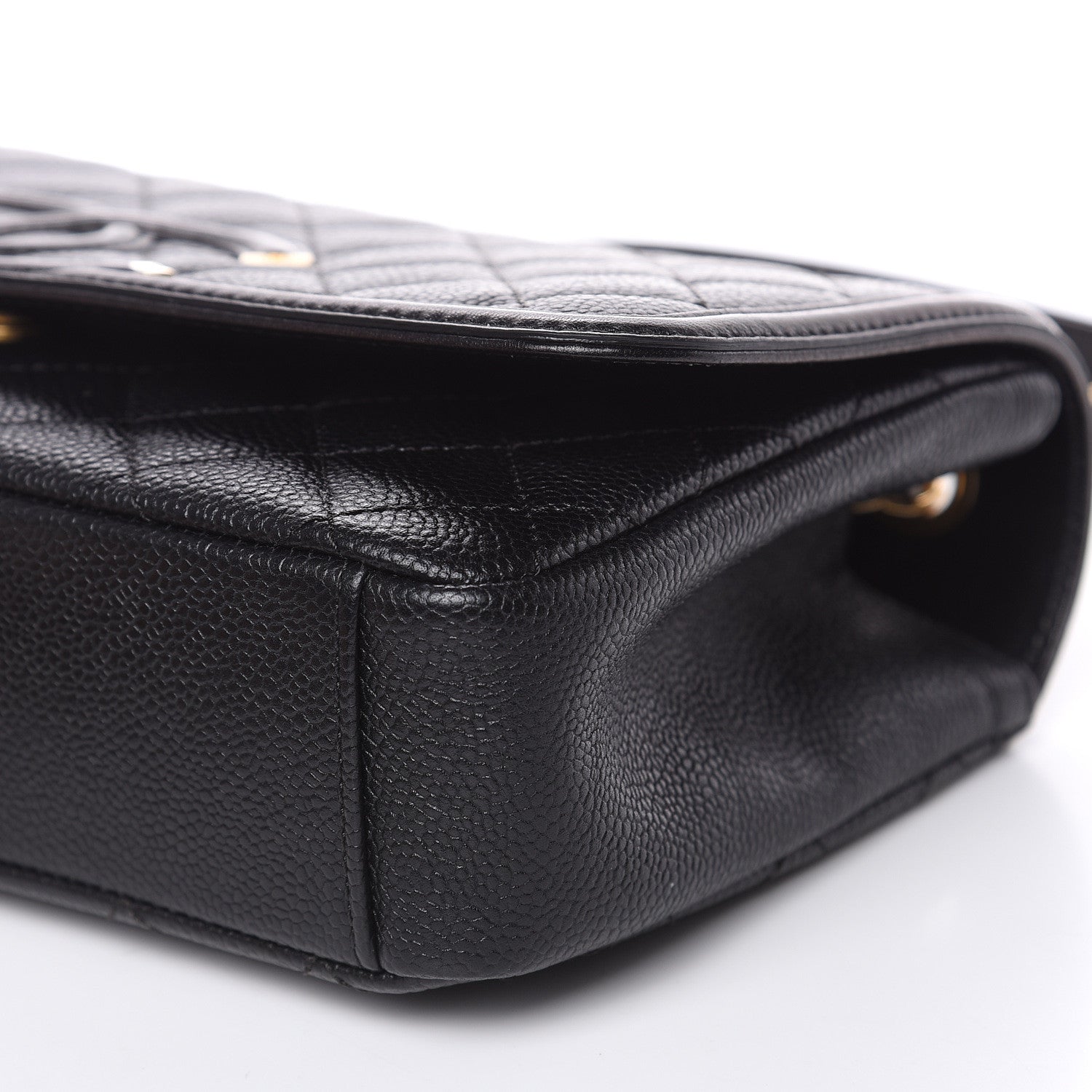 Chanel Caviar Quilted Medium CC Filigree Flap Black 9 of 11