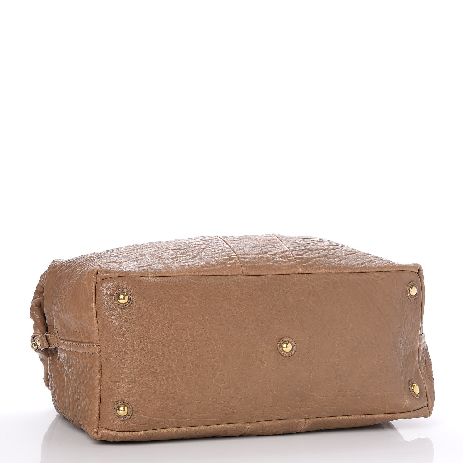 Saint Laurent Pebbled Lambskin Medium Easy Sac Beige 4 of 9
