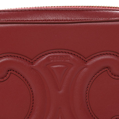 Celine Smooth Calfskin Cuir Triomphe Camera Shoulder Bag Lipstick 7 of 12