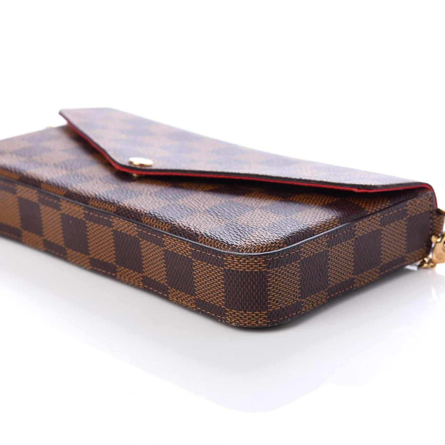 Damier Ebene Pochette Felicie Chain Wallet