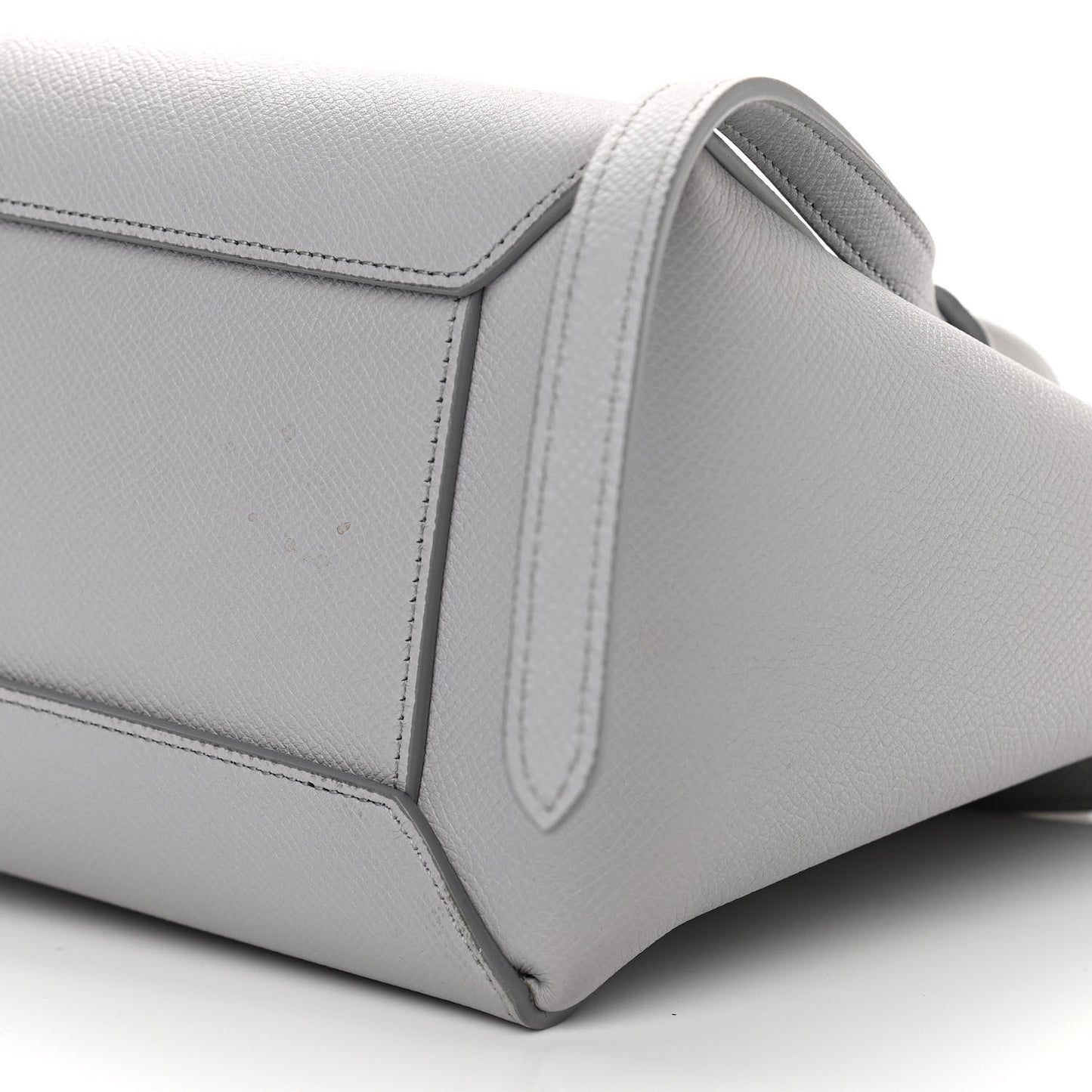 Grained Calfskin Micro Belt Bag Cloud