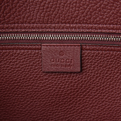 Gucci Soft Calfskin Medium Jackie Top Handle Bag Bordeaux 6 of 13