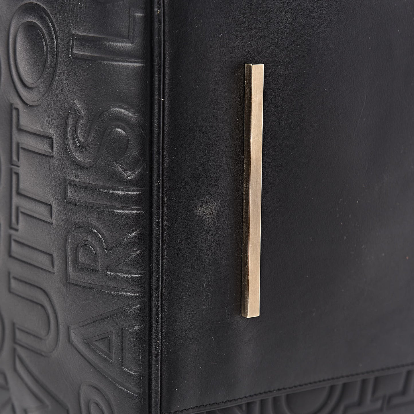 Calfskin Embossed Speedy Cube 30 Black