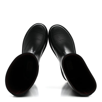 Chanel Caoutchouk CC High Boots 39 Black 2 of 8