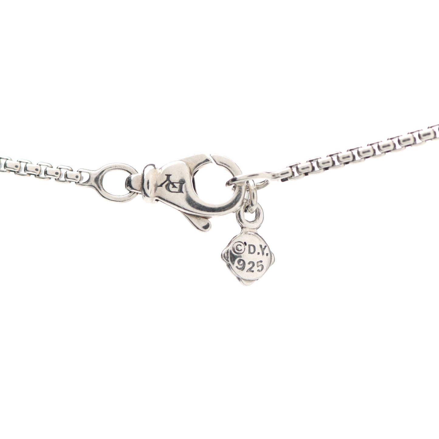 Sterling Silver Diamond Blue Topaz 7mm Petite Albion Pendant Necklace