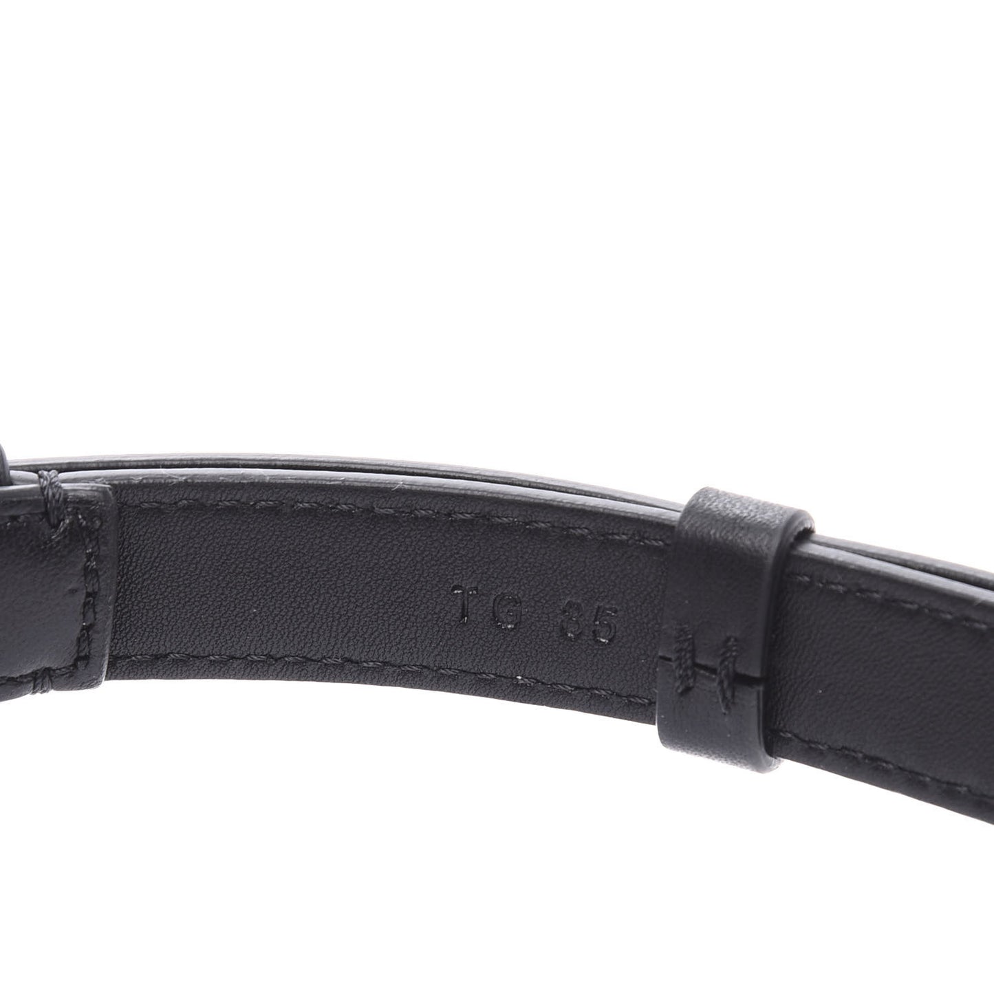 Lambskin Rockstud Spike Belt Bag Black