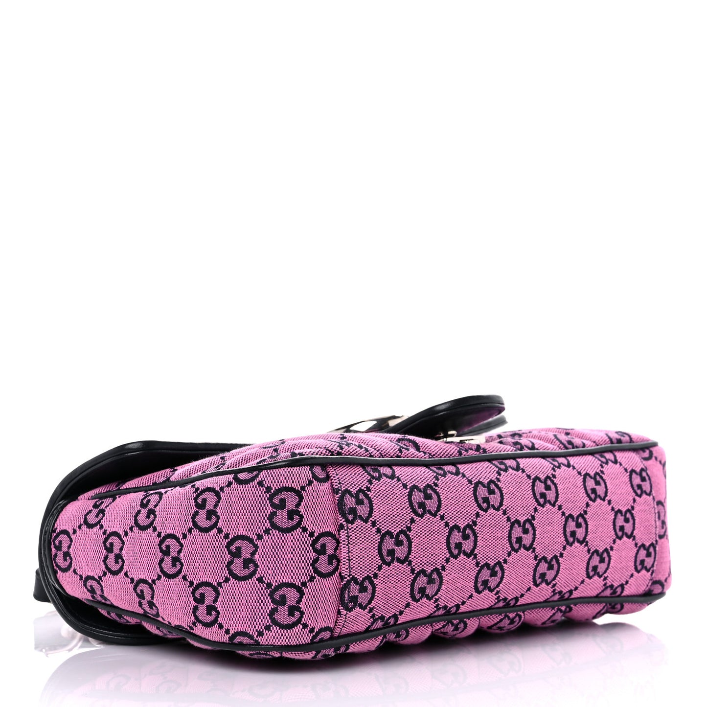 Monogram Multicolor Matelasse Diagonal Small GG Marmont Shoulder Bag Pink Blue