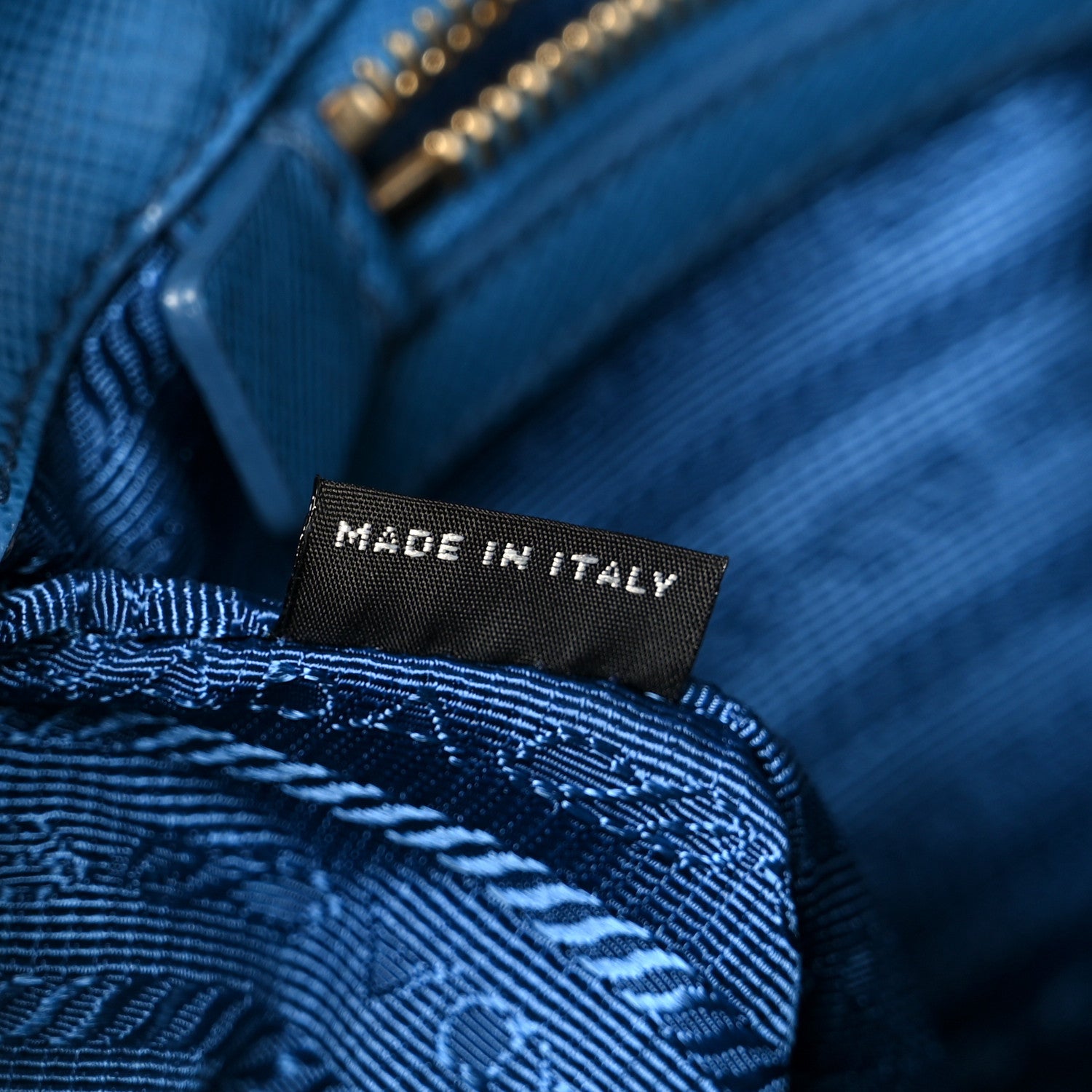 Prada Saffiano Small Galleria Double Zip Tote Bluette 7 of 11