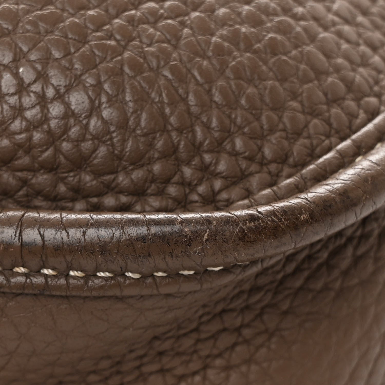 Hermes Taurillon Clemence Evelyne III GM Etoupe 11 of 12