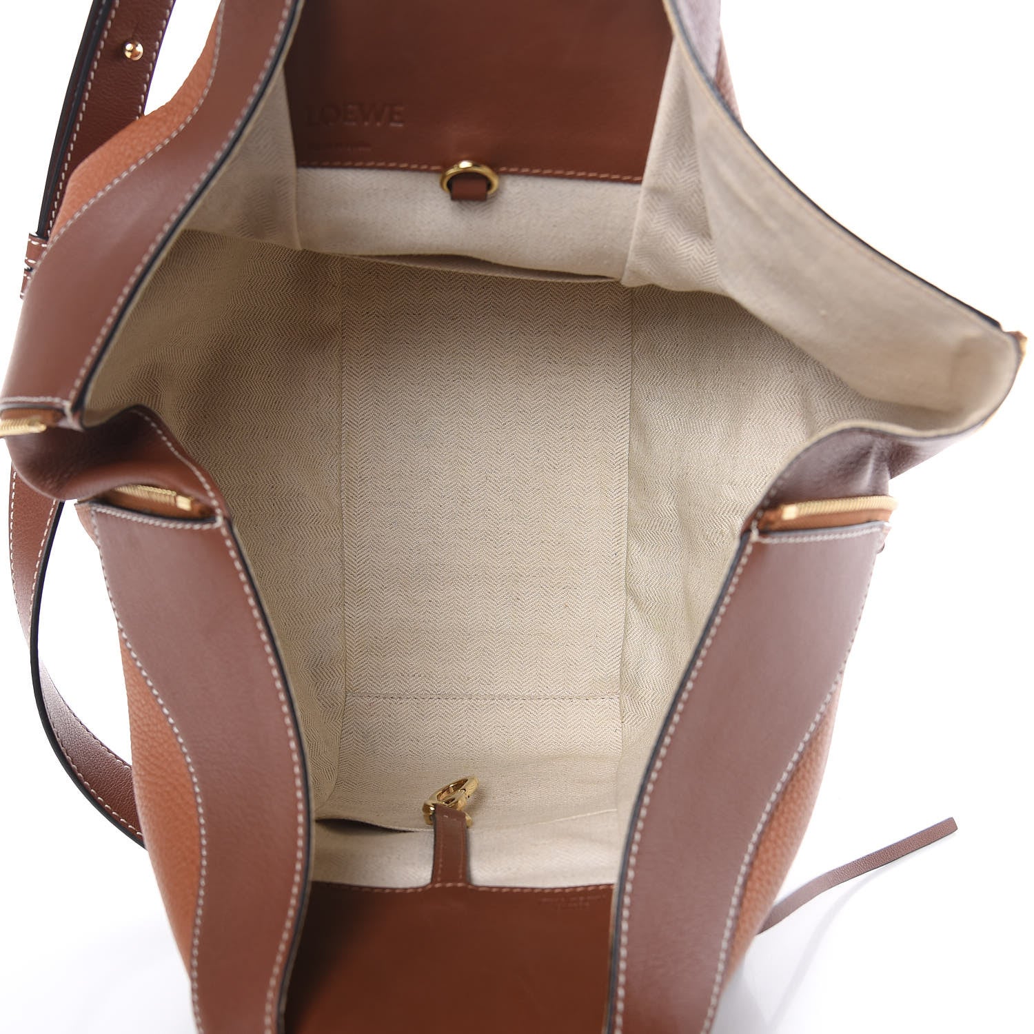 Loewe Calfskin Small Hammock Shoulder Bag Tan 5 of 12