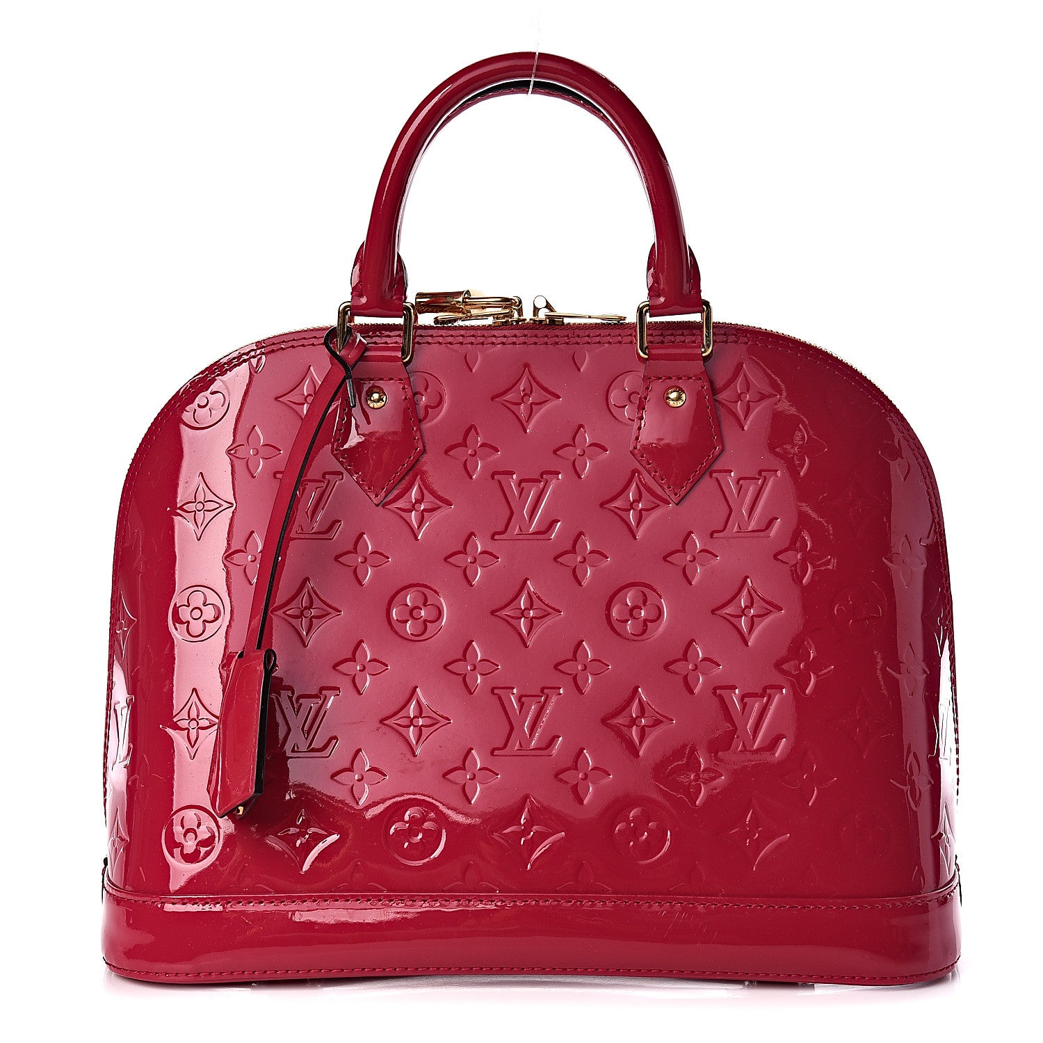 Louis Vuitton Vernis Alma MM Rose Indien 1 of 8
