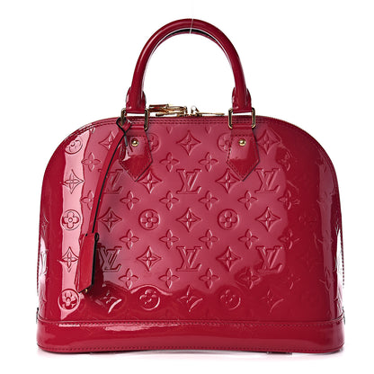 Louis Vuitton Vernis Alma MM Rose Indien 1 of 8