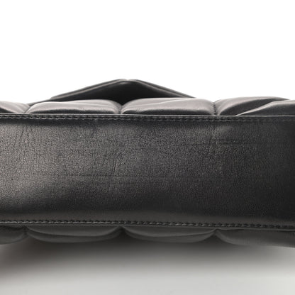 Saint Laurent Lambskin Quilted Toy Loulou Puffer Monogram Chain Satchel Black 11 of 11