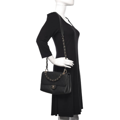 Chanel Caviar Quilted City Walk Flap Black 2 of 11
