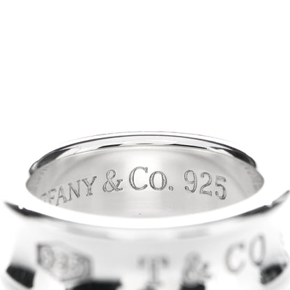 Tiffany Sterling Silver 1837 Band Ring 53 6.25 5 of 5