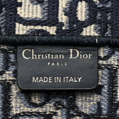 Christian Dior Oblique Medium Book Tote Blue Multicolor 6 of 15