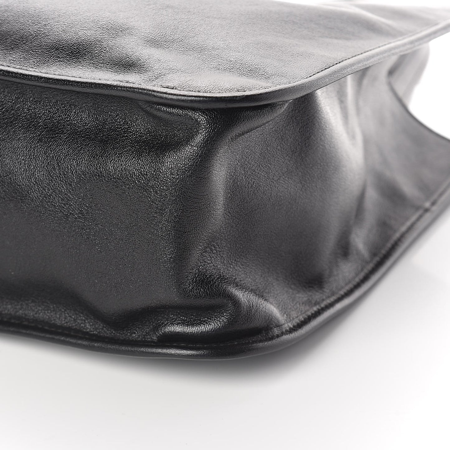 New Sakai Calfskin Lux Horsebit 1955 Tote Bag Black