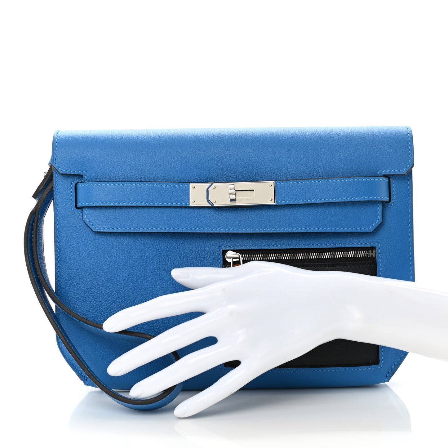 Evercolor Evergran Barenia Colormatic Kelly Depeches 25 Pouch Blue Hydra Black Fauve