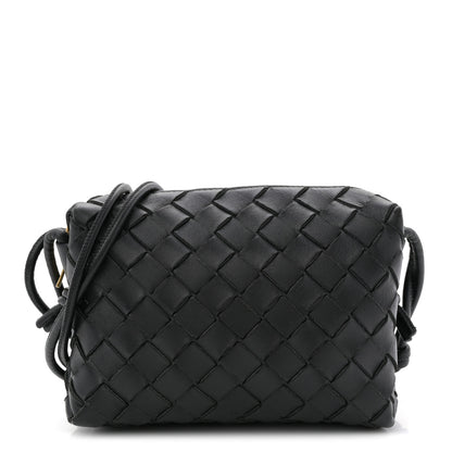 Bottega Veneta Nappa Intrecciato Mini Loop Camera Bag Black 1 of 9