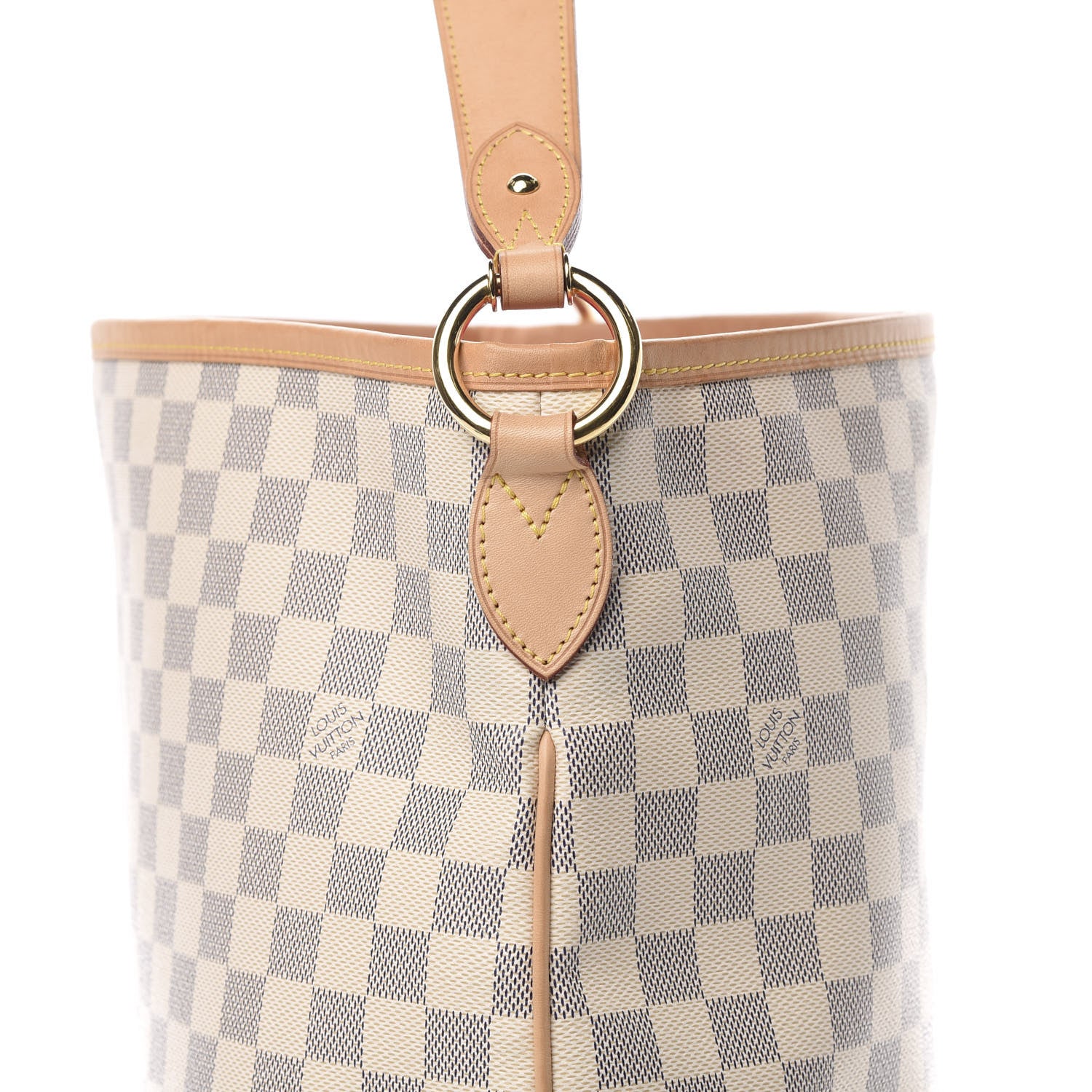 Louis Vuitton Damier Azur Delightful MM Pink 9 of 14