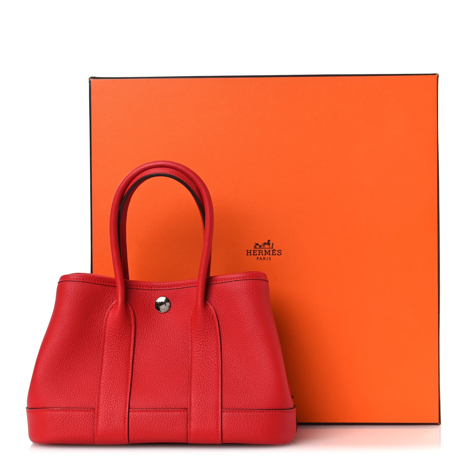 Hermes Togo Neo Garden 23 Rouge Radieux 9 of 9