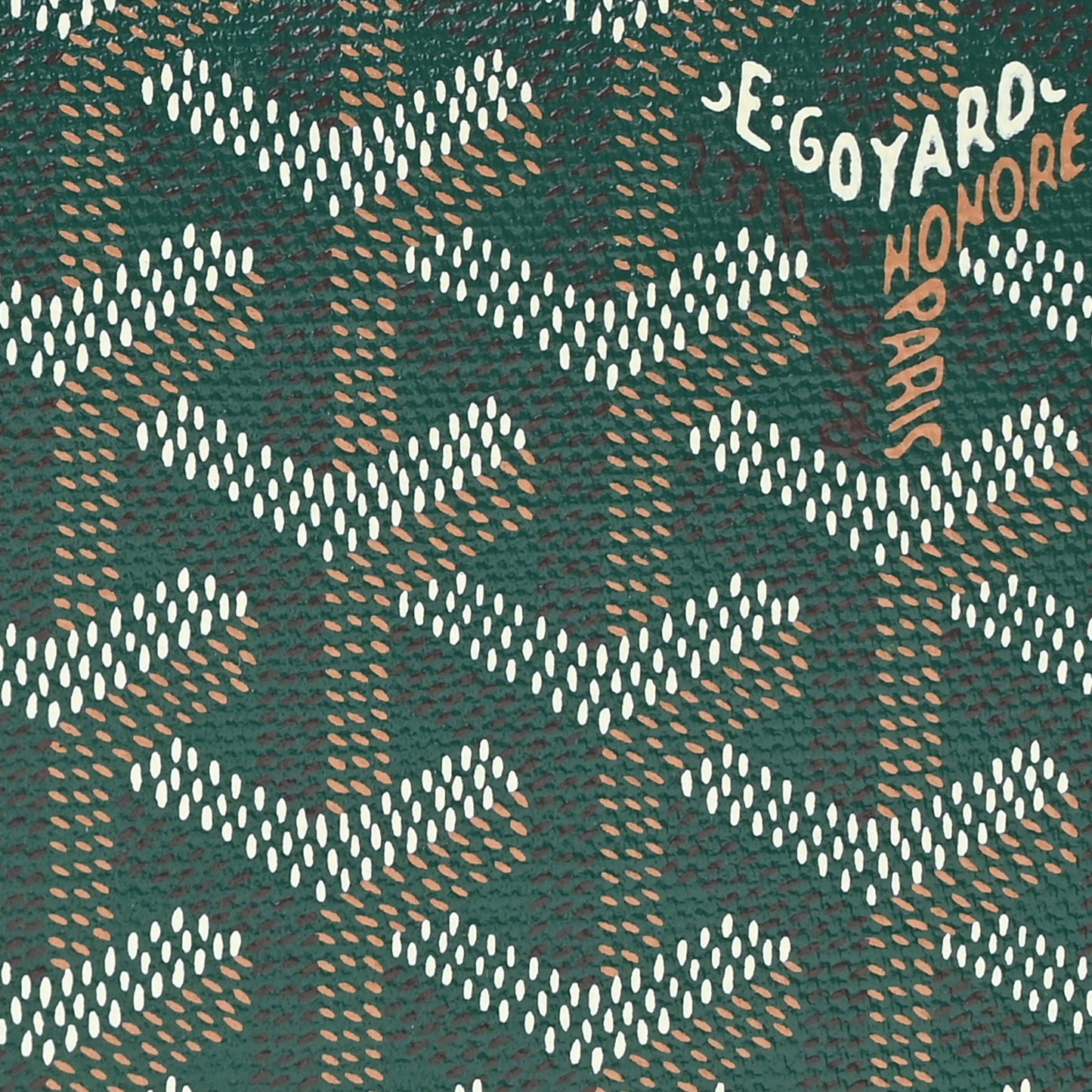 Goyardine Belvedere II MM Messenger Bag Green